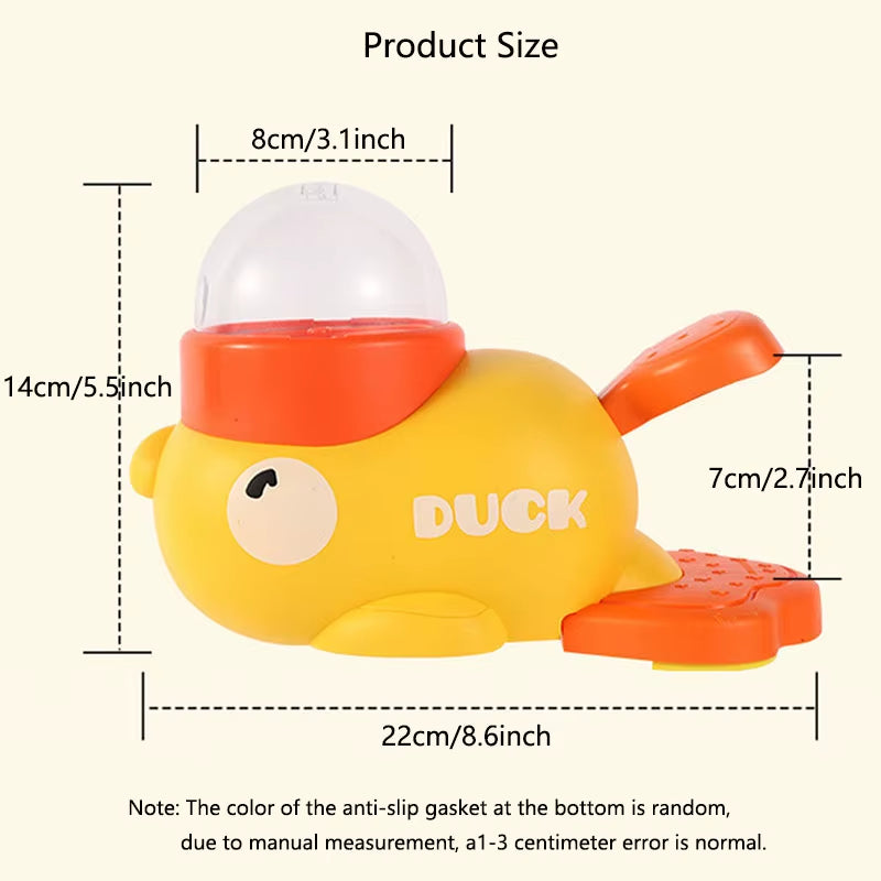 Dog, Cat, Pet Feeder, Little Yellow Duck, Interactive Puzzle Dog Feeding Machine, Puppy, Missing Food Toy, Anti-Slip Bottom