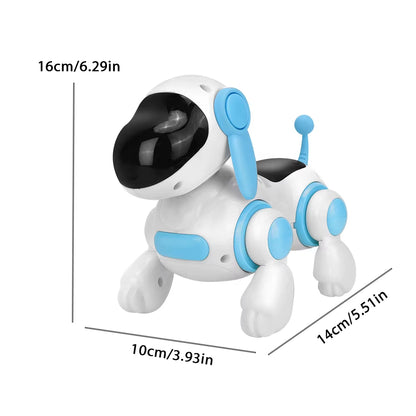 Smart Interactive Robotic Dog Simulated Walking Light Sound Music Children'S Educational Crawling, Singing and Interactive New