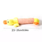 Funny Simulated Animal No Stuffing Dog Toy with Squeakers Durable Stuffingless Plush Squeaky Dog Chew Toy Crinkle Pet Squeak Toy