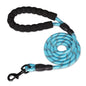 Reflective Dog Leash with Comfortable Padded Handle - Double Heavy Duty Traction Rope for Strong Dogs - Enhance Safety and Contr