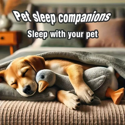 50Cm Soft Colorful Duck Plush Toy for Cats Dogs Relax Pet Companion Anxiety-Relieving Dog Buddy Energy Release Gift for Pets