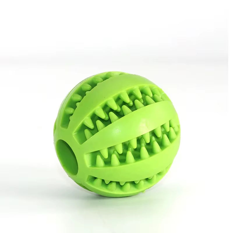 Natural Rubber Pet Dog Toys Dog Chew Toys Tooth Cleaning Treat Ball Extra-Tough Interactive Elasticity Ball5Cm for Pet Products