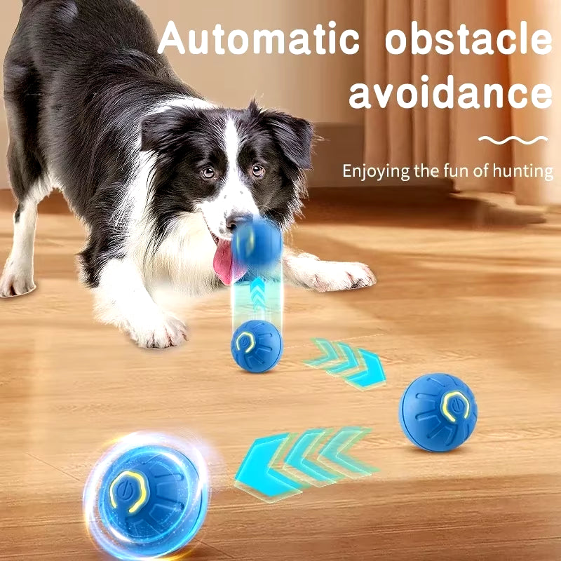 Smart Dog Toy Ball Electronic Interactive Pet Toy Moving Ball USB Automatic Moving Bouncing for Puppy Birthday Gift Cat Products