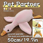 50Cm Soft Colorful Duck Plush Toy for Cats Dogs Relax Pet Companion Anxiety-Relieving Dog Buddy Energy Release Gift for Pets
