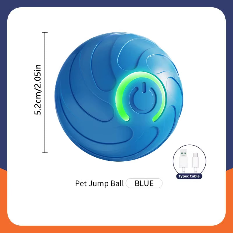Smart Dog Toy Ball Electronic Interactive Pet Toy Moving Ball USB Automatic Moving Bouncing for Puppy Birthday Gift Cat Products