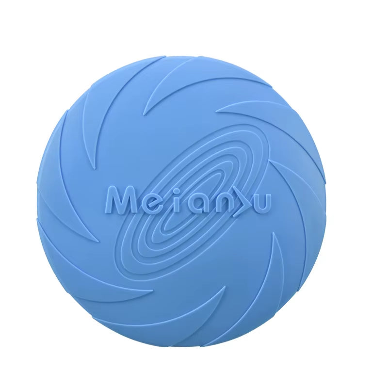 Dog Toys Silicone Flying Disc Fashion Multicolor Resistant Chew Toys Puppy Outdoor Game Trainning Interactive Supplies