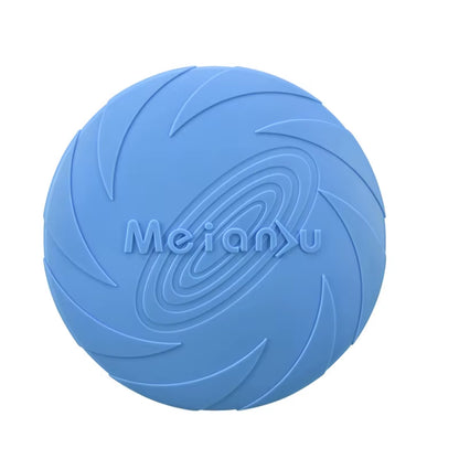 Dog Toys Silicone Flying Disc Fashion Multicolor Resistant Chew Toys Puppy Outdoor Game Trainning Interactive Supplies