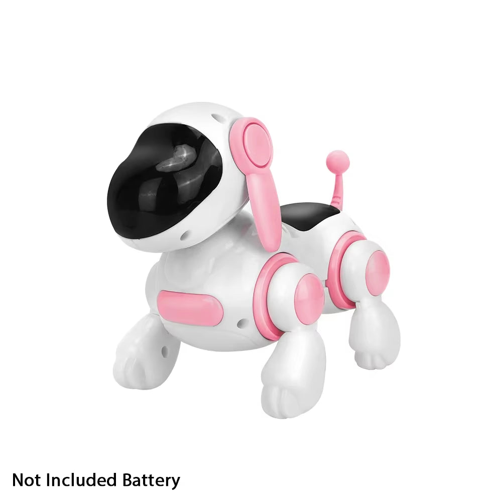 Smart Interactive Robotic Dog Simulated Walking Light Sound Music Children'S Educational Crawling, Singing and Interactive New