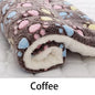 Flannel Pet Sleeping Mat Dog Bed Cat Litter Puppy Bed Dog Sofa Lovely Mattress Cushion for Small Large Dog Blanket for Winter